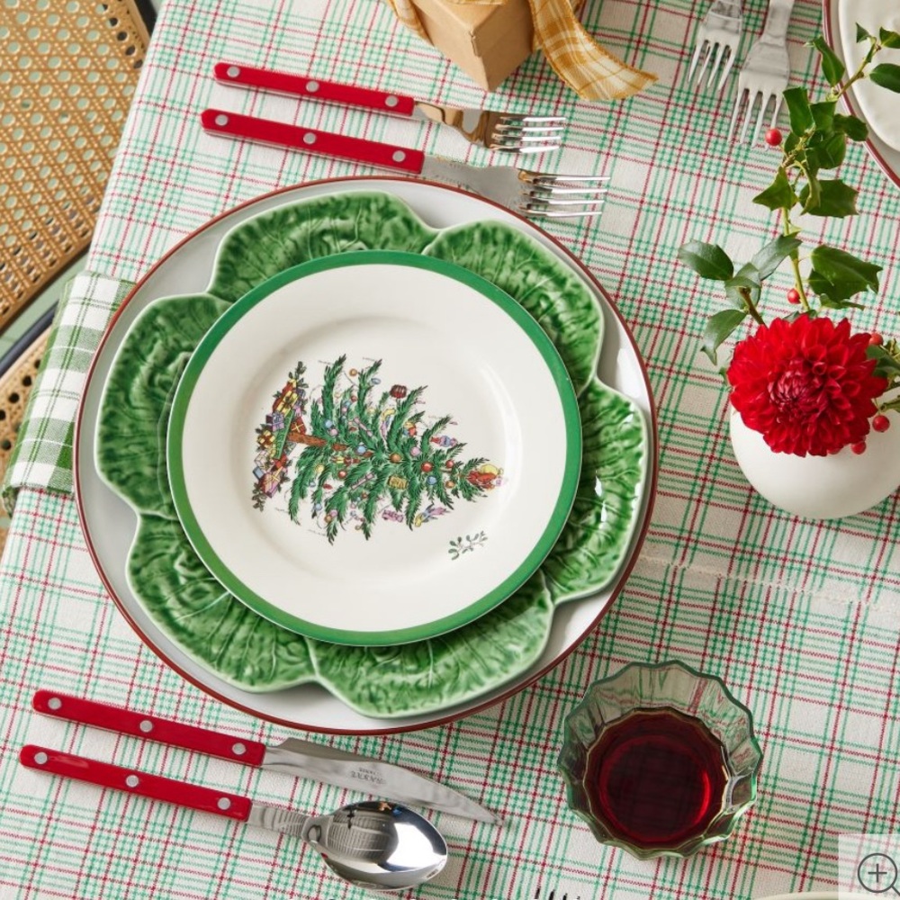 Spode Christmas Tree Dinnerware 4-Piece Plate Setting NEW in Box - Picture 3 of 11